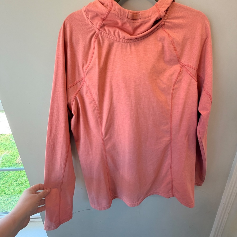 Ultimate Terrain Hooded Insect Repellent Long Sleeve Shirt Women XL Pink No Fly